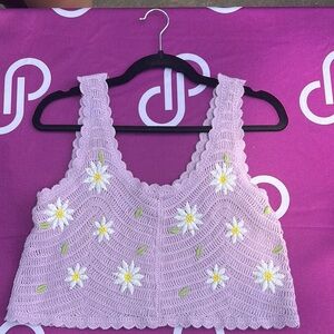Purple Knit Top